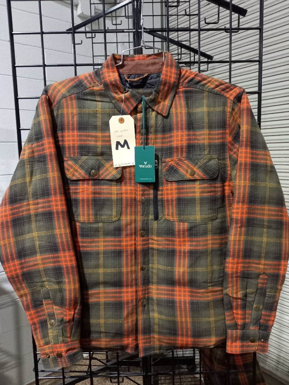 Concealed Carry Quilt Lined Shirt Jacket - Army | Medium - Picture 2 of 7